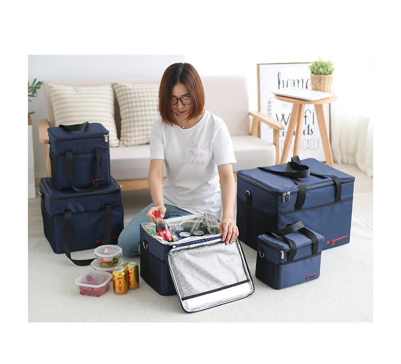 10L 28L 37L large cooler bag waterproof big lunch picnic box ice pack thermal vehicle insulation shoulder thermo cool bag