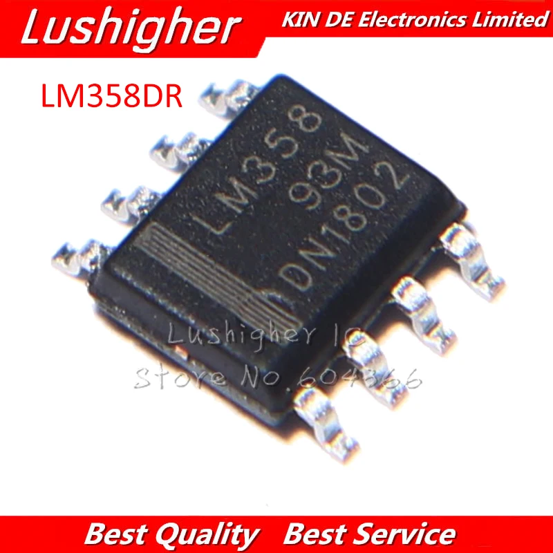 10 шт LM358DR SOP8 LM358 СОП LM358D SMD новый оригинальный IC Бесплатная доставка