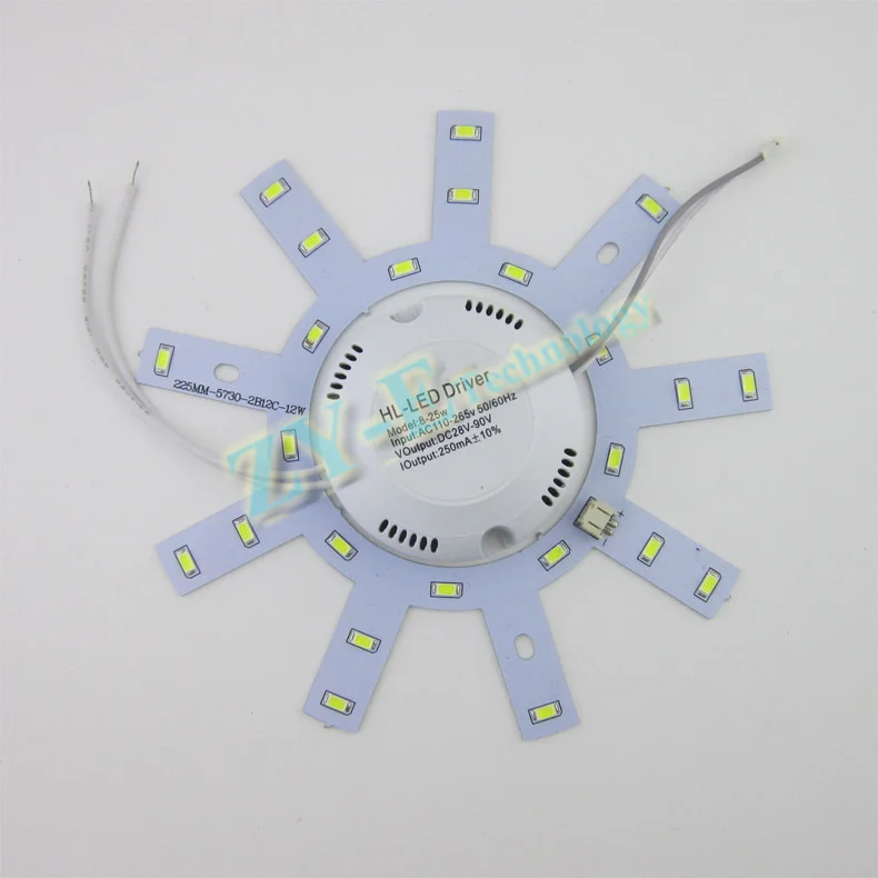 3 комплекта светодиодных плат потолочный светильник pcb + Драйвер магнит SMD 5730