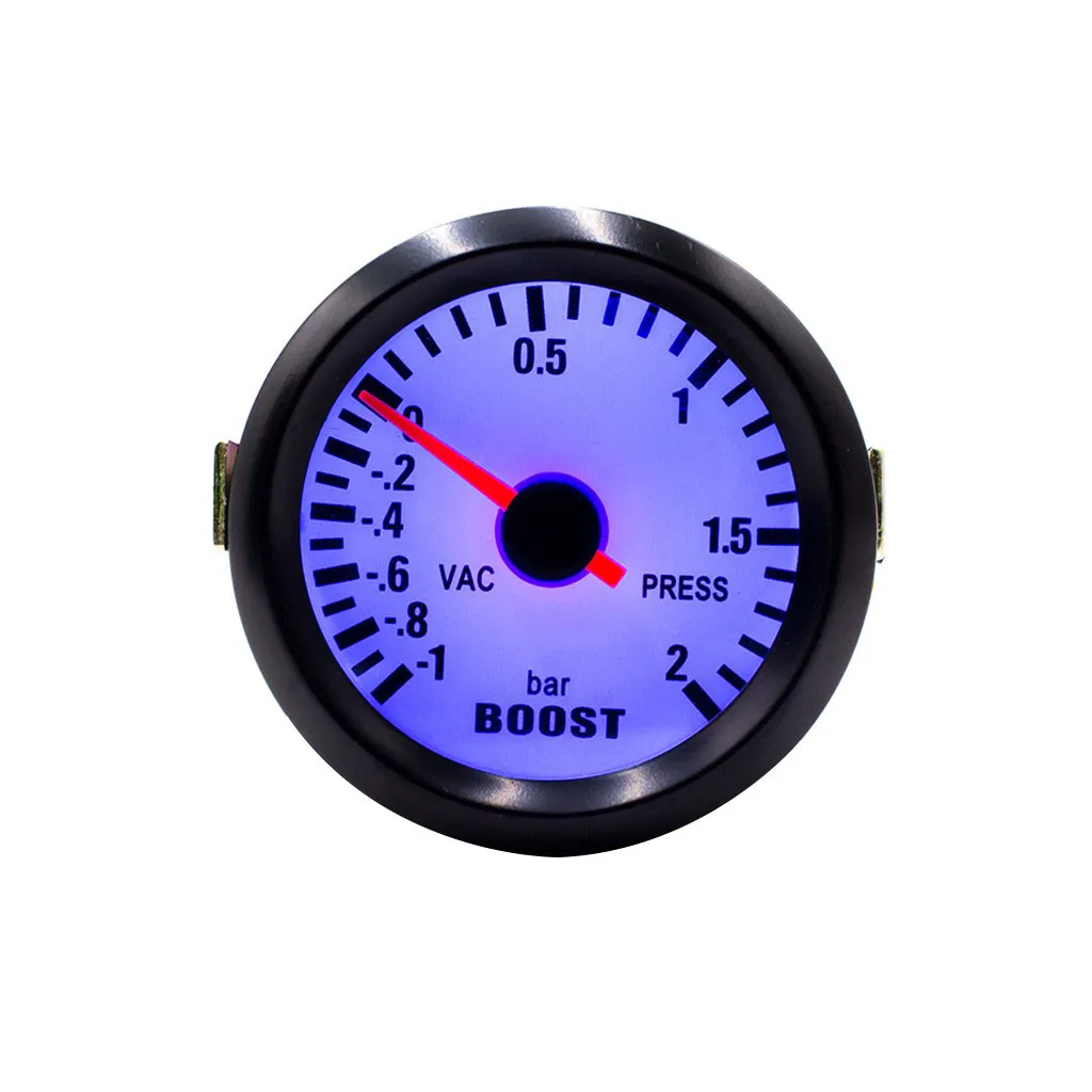 Автомобильный Универсальный 52 мм луч светодиодный свет давление турбо Boost Gauge Meter DC 12 V-1-2BAR автозапчасти#621