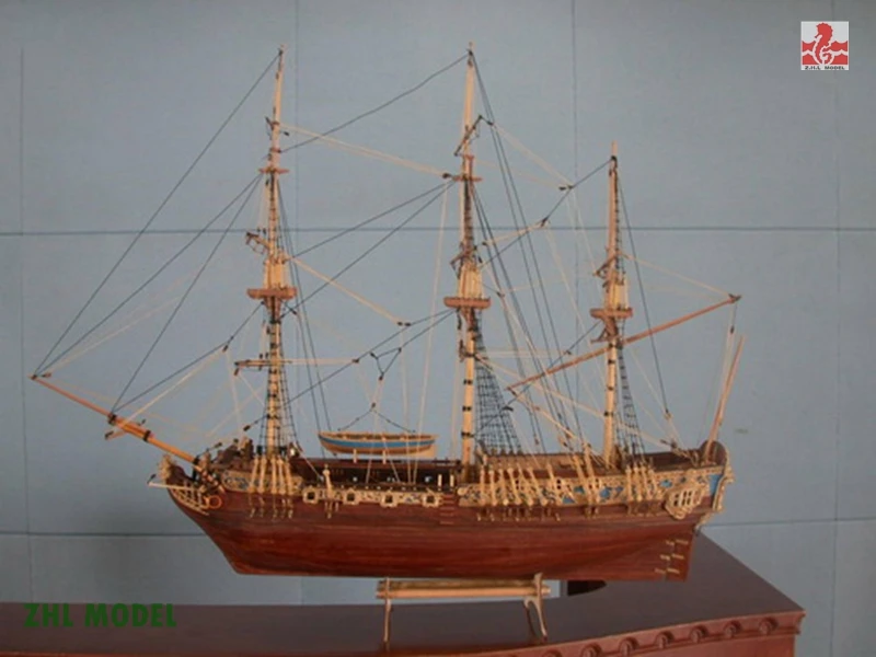 ZHL Royal Caroline 1749 1:50 модель корабль дерево