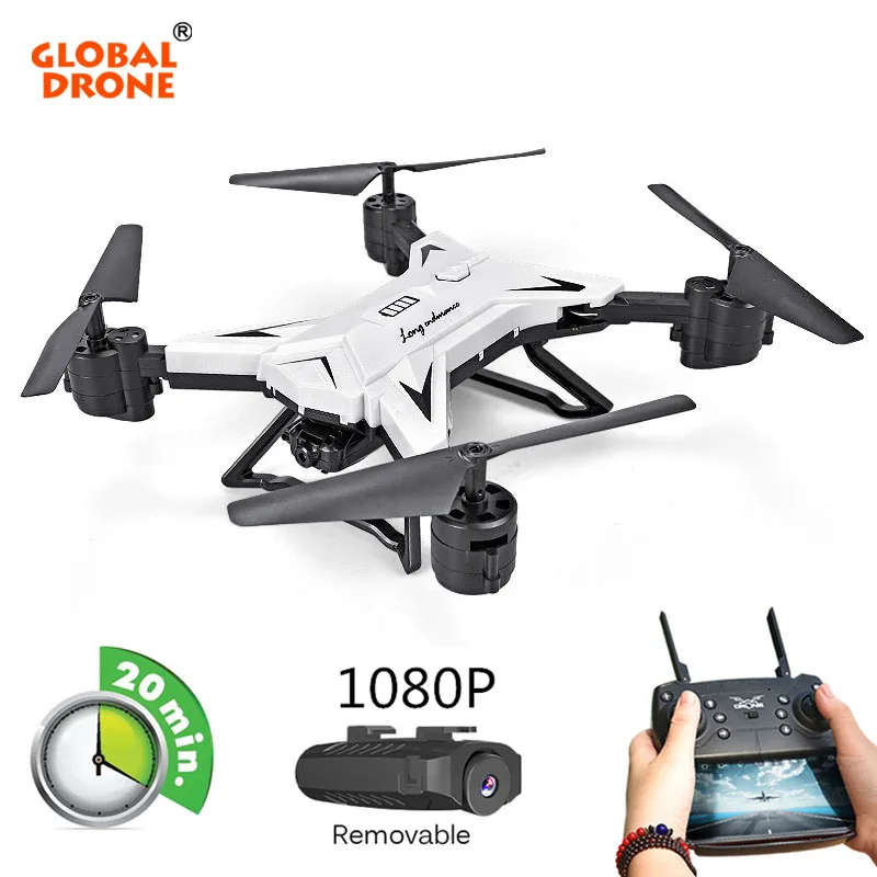 

Global Drone Profissional Long Time Flying Foldable Helicopter Fly Camera HD 20 Minutes Drones With Camera HD Quadrocopter