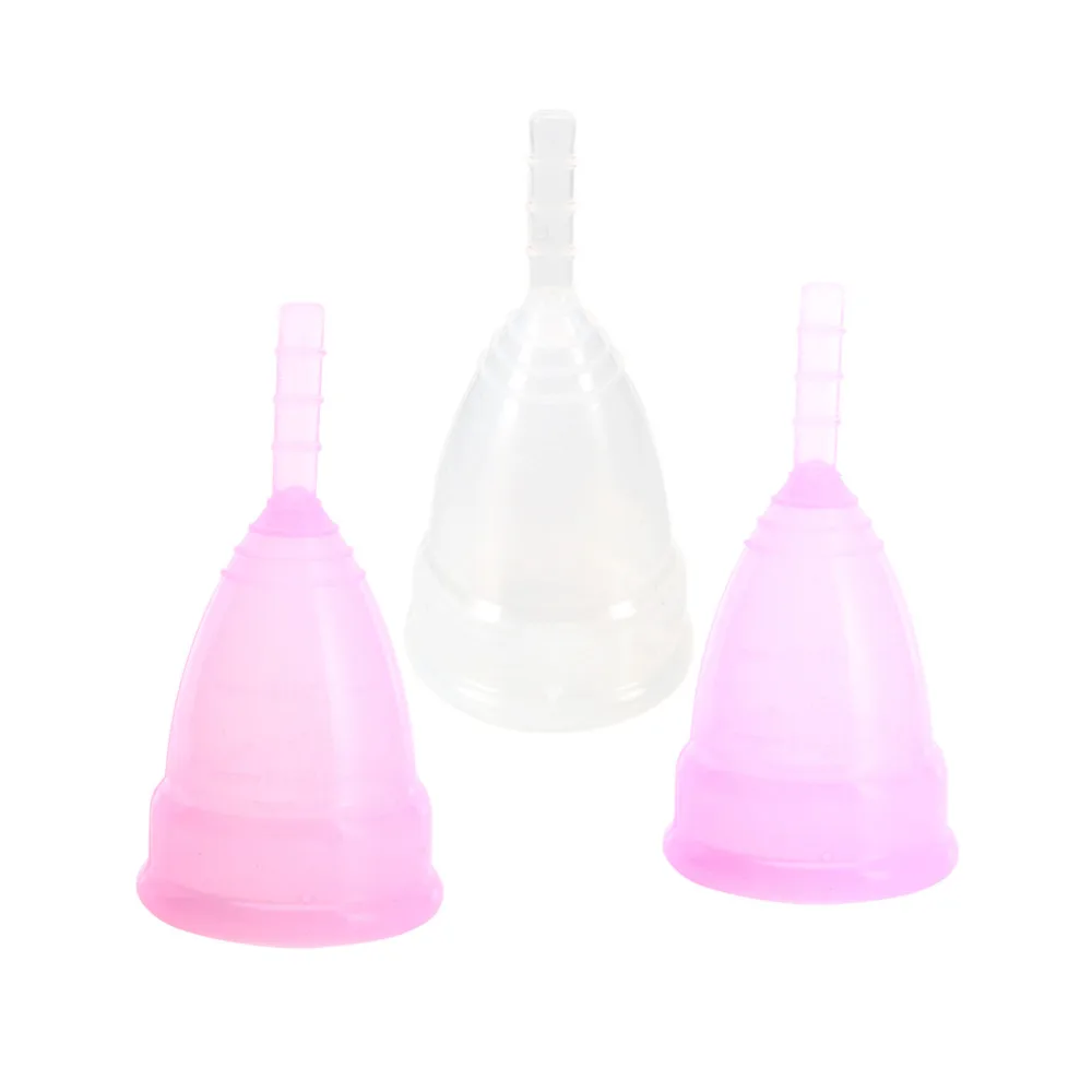 hot sale 1pcs medical grade silicone menstrual cup for women feminine hygine product health care anner cup