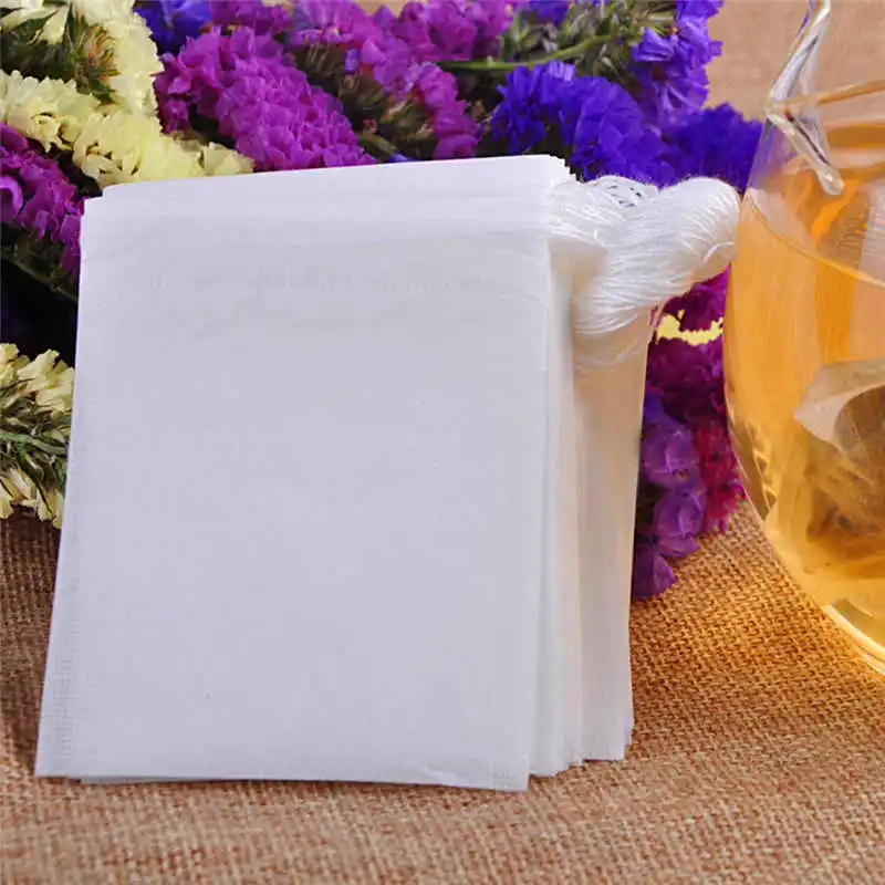  200 pcs Empty Teabags String Heat Seal Filter Paper Herb Loose Tea Bag #2o17 (4)
