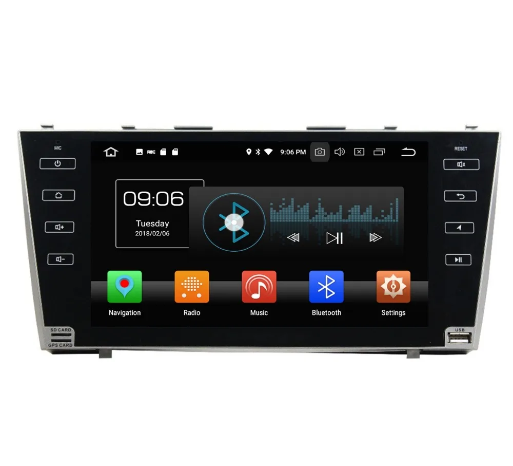 Sale 9" Android 8.0 Car Audio DVD Radio GPS for Toyota CAMRY 2007 2008 2009 2010 2011 4GB RAM Bluetooth WIFI USB Mirror-link 32GB ROM 0