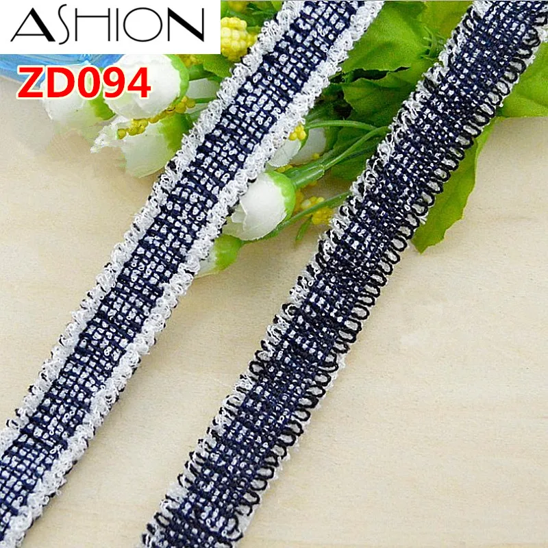 CHICKNIT Width 2.4CM Sewing trim Braided Lace Clothes Accessories ribbon ZD094 | Дом и сад