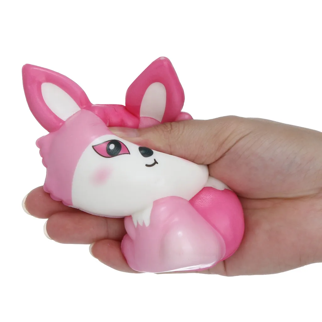 Игрушка-давилка Kawaii Fox Slow Rising Cream Ароматические игрушки для снятия стресса подарки skuishy animales Squeeze Toy