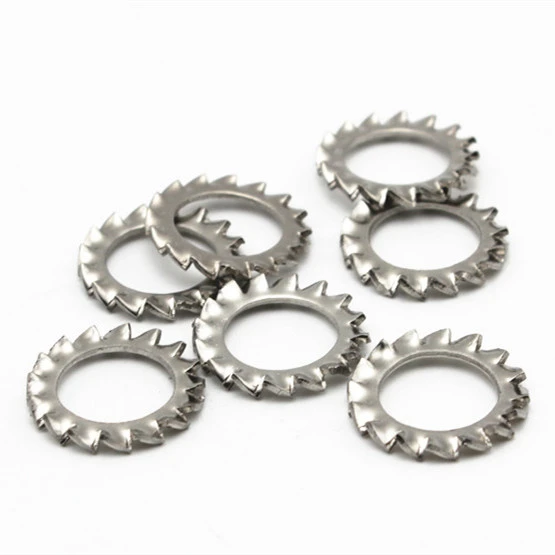M4 External Serrated Lock Washers Pack of 10
