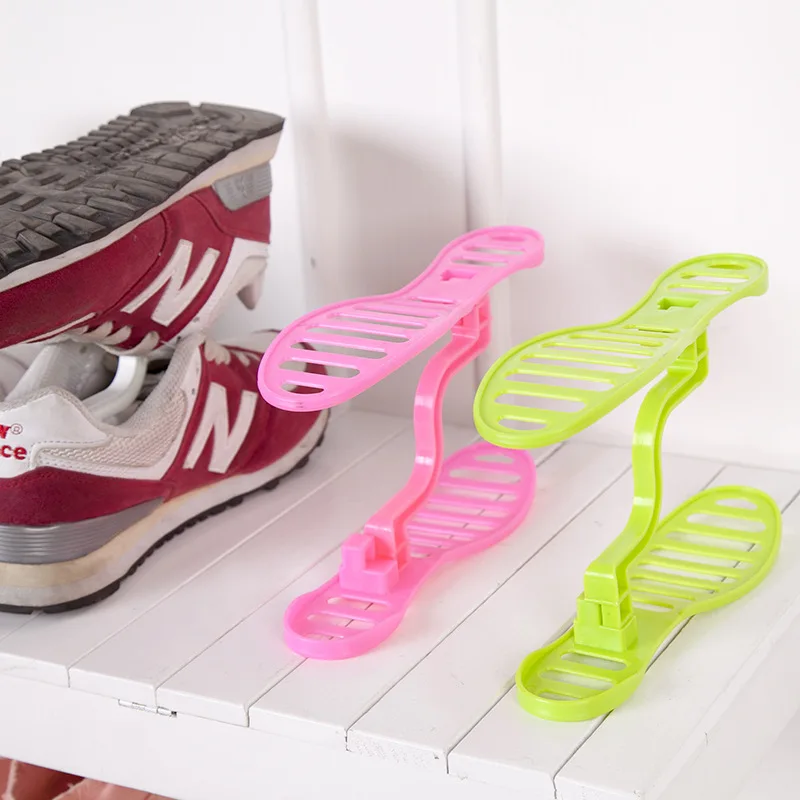 4pcs/pack Creative Fashion Home Furnishing Type Shoe Hanger Storage