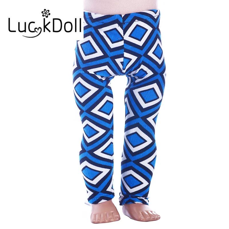 Luckdoll15 стильные модные леггинсы для 18 дюймов Amerian doll & 43 см-аксессуары для кукол игрушки подарок