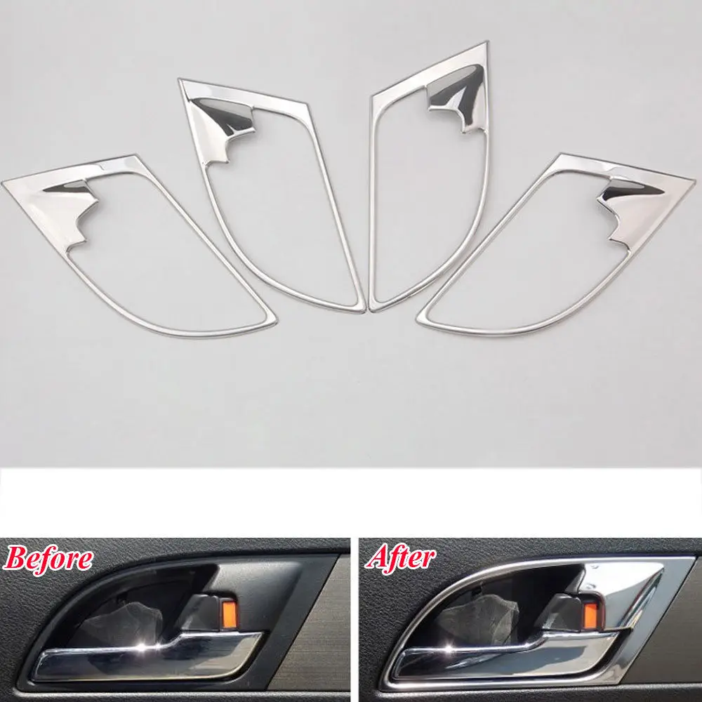 Для Honda CR-V CRV 3rd Gen 2007 2008 2009 2010 2011 4 шт. чехлы из нержавеющей стали для внутренней