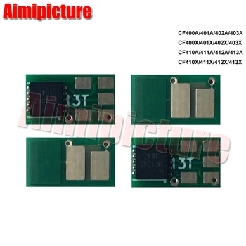 

CF410X 410X CF411X CF412X CF413X Color Toner Reset Chip For HP M452/M452dn/M452n/MFPM477fnw/M477fdn/M477fdw/M377 40PCS/LOT