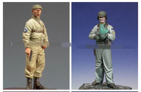1/35 модельная фигурка из смолы наборы WW2 US TankCrew несобранный Неокрашенный|Наборы