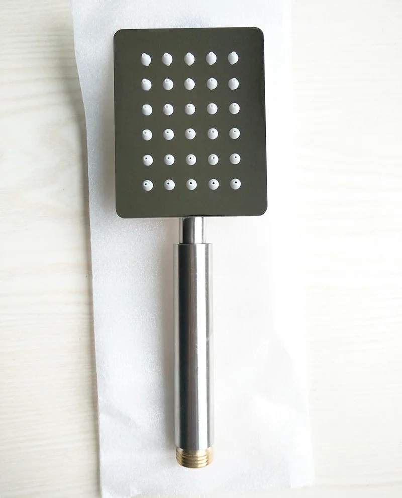 Бесплатная доставка Модный ручной душ из нержавеющей стали с полированной