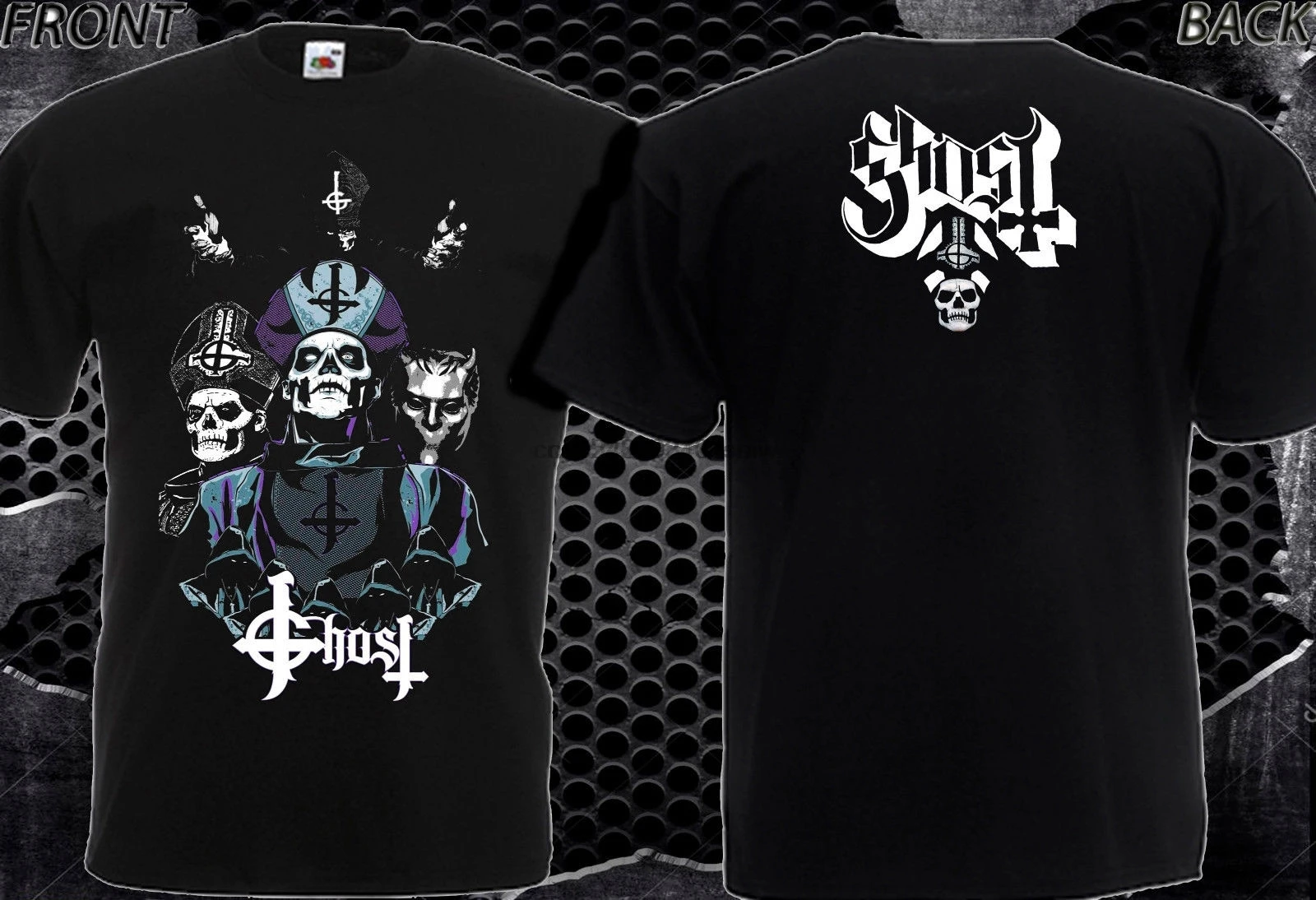 

GHOST BC -NEW T-SHIRT MEN'-DTG PRINTED TEE SIZE-S 7XL Summer Short Sleeves Fashion T Shirt Free Shipping Chinese Style
