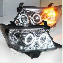 Для TOYOTA HILUX VIGO светодиодный светильник CCFL ангельские глазки 2011-2013 год хром