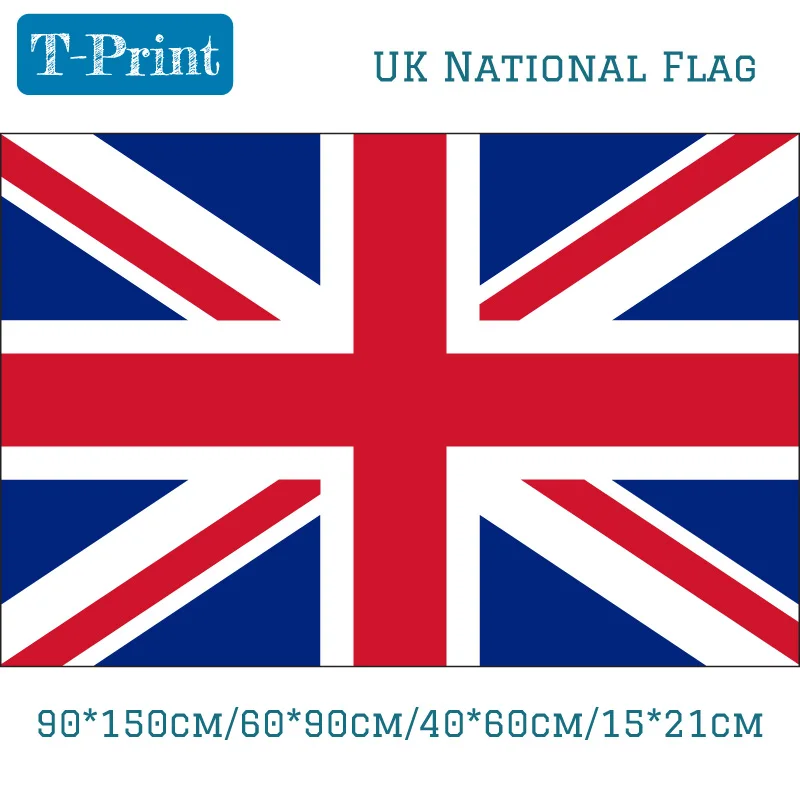 

90*150cm 60*90cm 40*60cm 15*21cm United Kingdom National Flag Great British England UK Flag banners and flags decoration