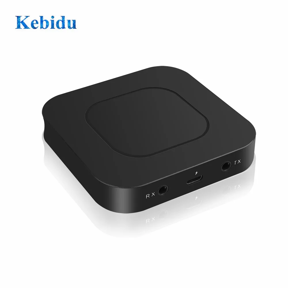 Беспроводной Bluetooth передатчик и приемник KEBIDU 4 2 аудиоадаптер AUX APTX 3 5 мм для ТВ