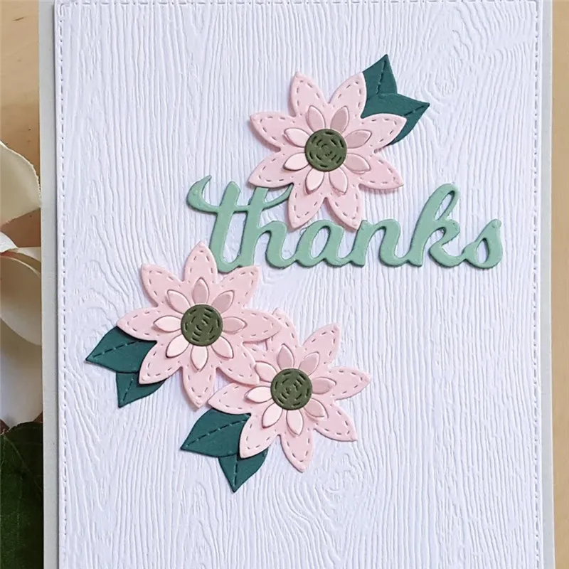 

YaMinSanNiO Letter Metal Cutting Dies for Craft Dies Scrapbooking Embossing Die Cut Card Making Metal Cutting Dies Decor