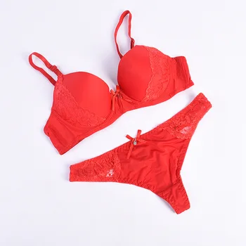 

Sexy lace bra suit Sexy deep V concentrated underwear