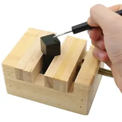 DIY деревянный Рабочий инструмент мини плоские плоскогубцы печать кровать тиски зажим стол скамья тиски печать ручной инструмент для