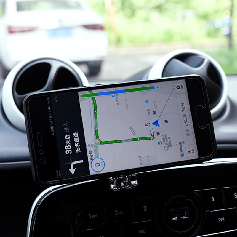 

For new smart 453 fortwo forfour Car Magnetic Phone Holder Creative Navigation Stand Navigation Interface Support car accessory