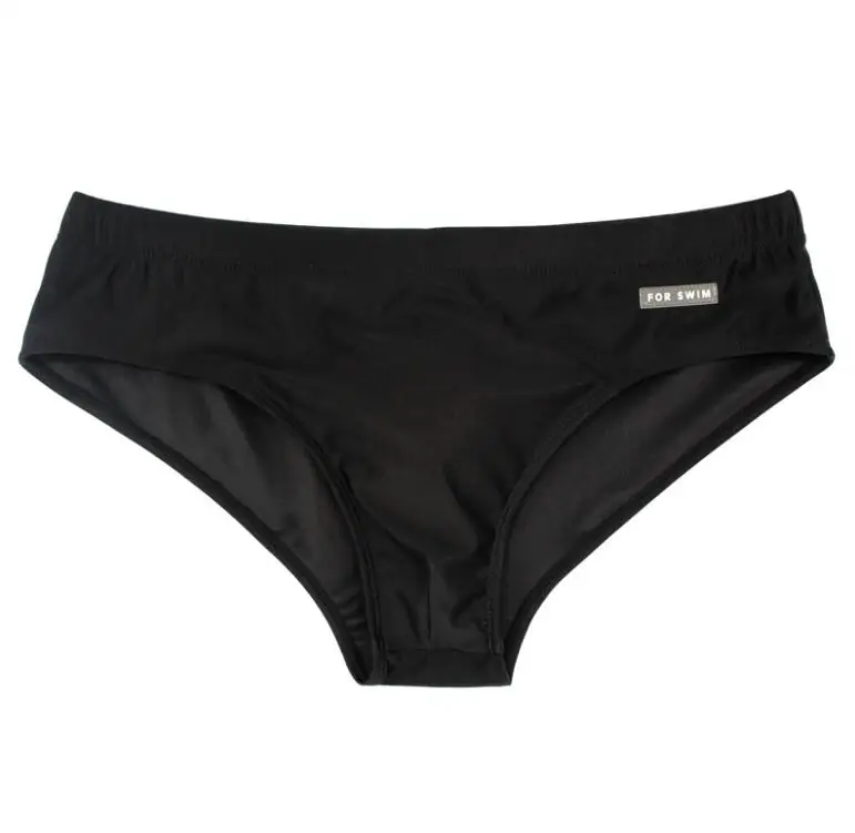 Купальник с чашечками пуш-ап mayo бикини трусы maillot de bain мужские пляжные плавки сексуальный мужской спортивный купальник для серфинга эластичные плавки - Цвет: black