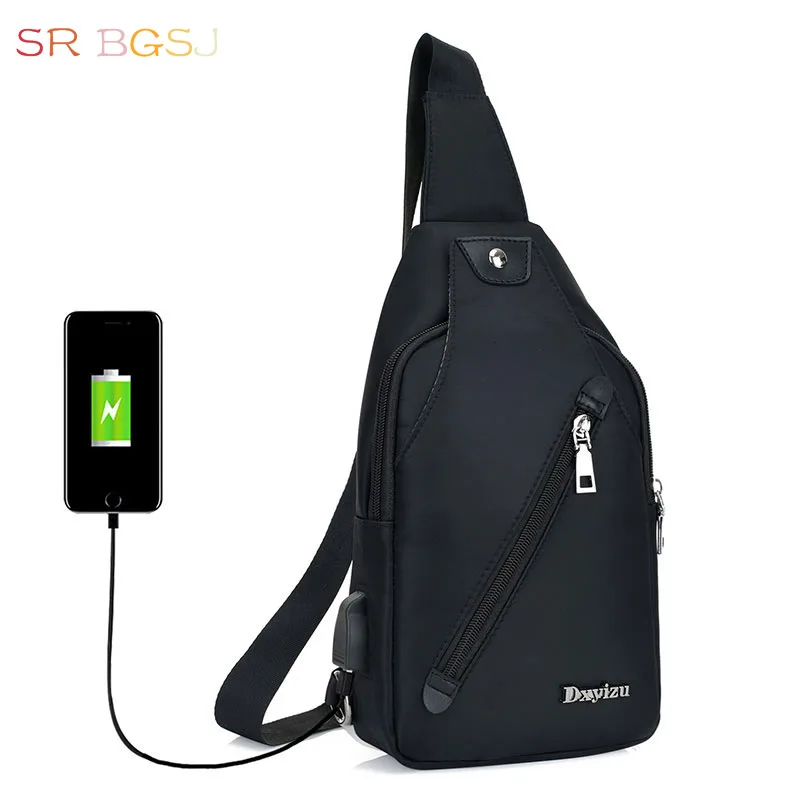 

Free Shipping (USB Charge Interface) Men Male Chest Bag Sling Bag Male Shoulder Satchel Crossbody Camouflage Bag