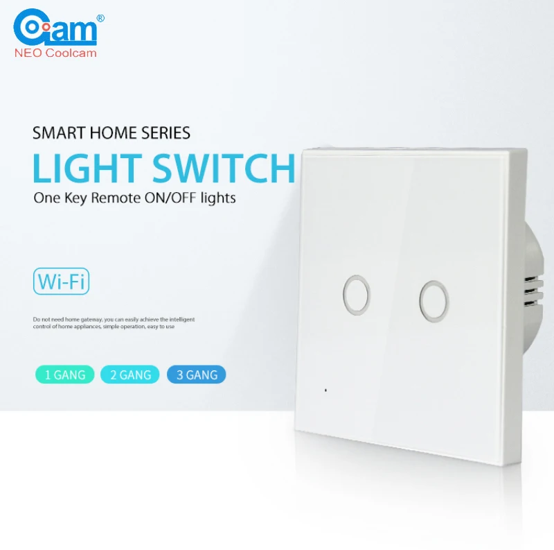 Умный настенный светильник NEO Coolcam сенсорный/Wifi Пульт дистанционного управления