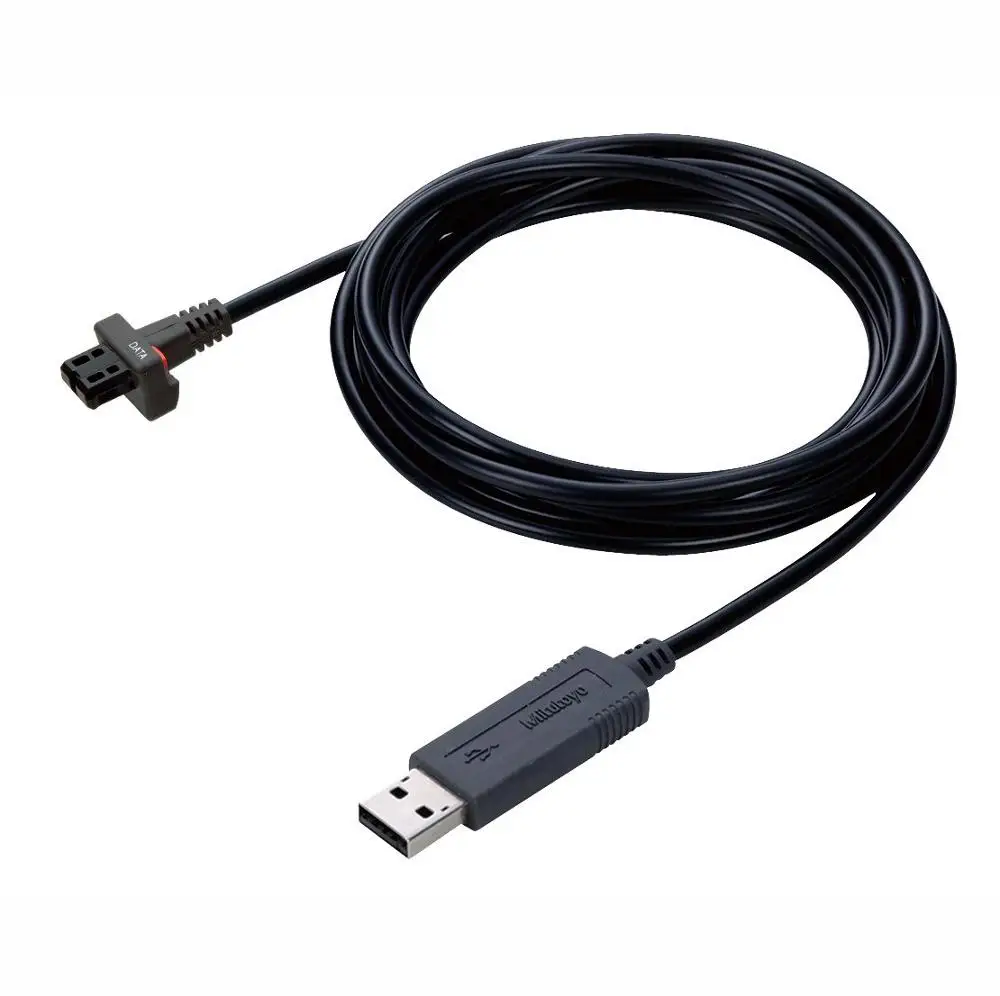 

Mitutoyo 06ADV380C/06AFM380C USB Input Tool Data Cable Used For Digimatic Calipers, Height Gages, with Data Switch Fast SHIPPING