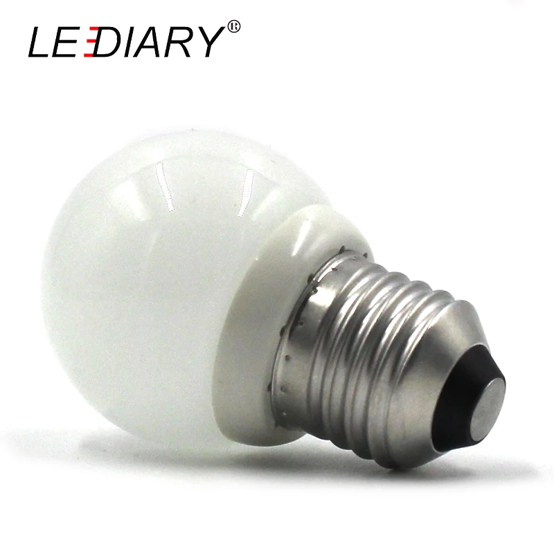 

LEDIARY 4PCS/Lot LED G45 E27 Real 2.5W Warm/Cold White Aluminum-Plastic Clad Global/Ball Light Bulb Energy-saving 220V-240V