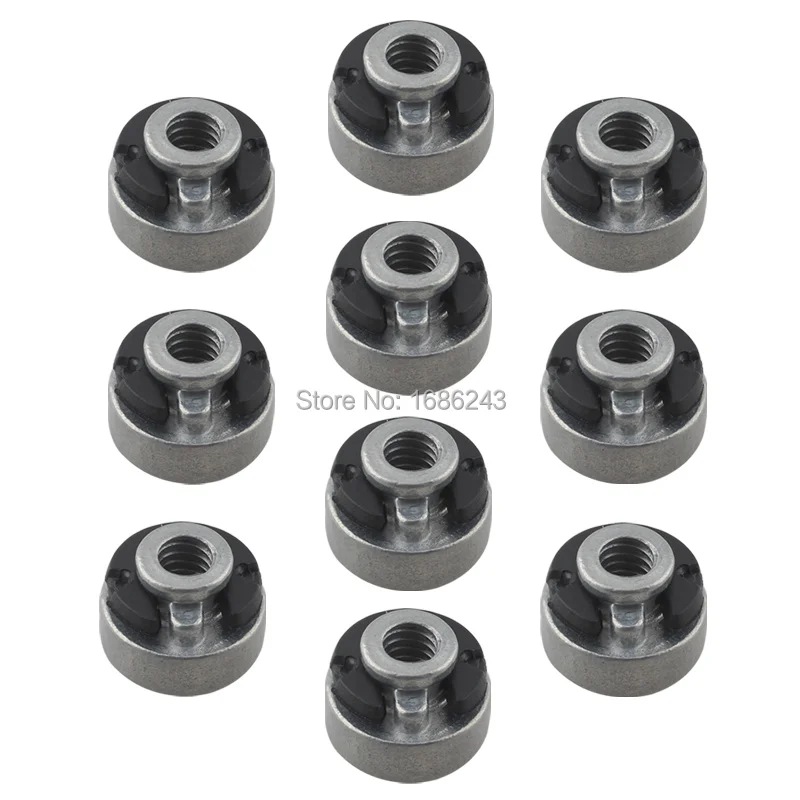 10 pcs Fender Seat Nut Seat Mounting Kit Fits For Harley Davidson 59768