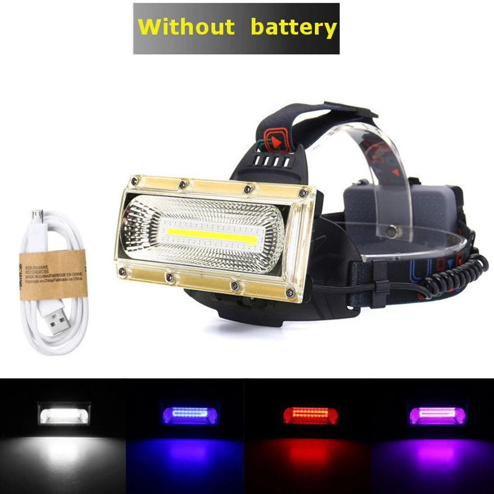 30W LED USB Rechargeable Headlamp Headlight Waterproof Fishing Torch Flashlight for Outdoor Camping | Освещение