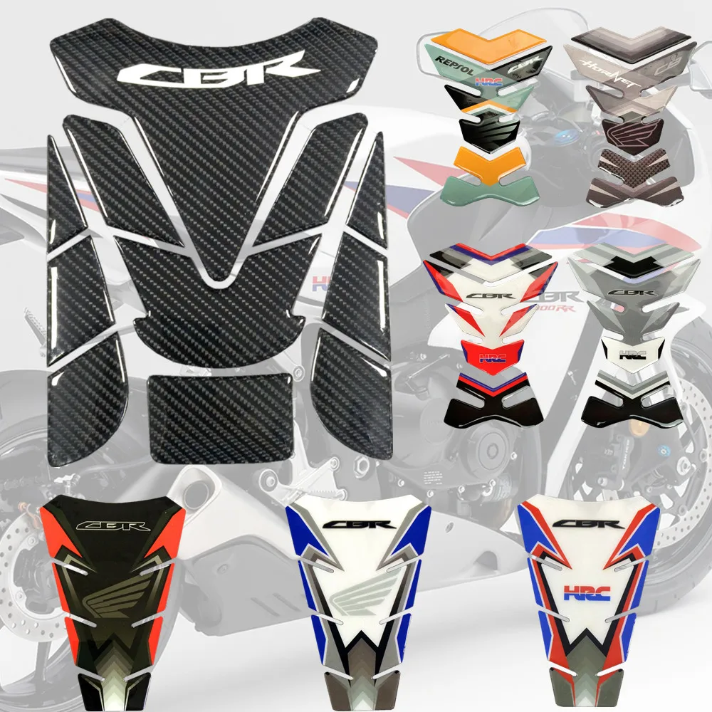 

3D Motorcycle Tank Pad Protector Sticker Carbon brazing black For Honda CBR 250 300 500 600 1000 RR SP CBR250 CBR600 CBR500