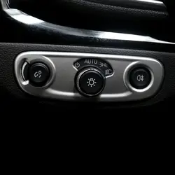 ABS пластик, пригодный для Buick Encore 4X4 2016 2018 2017 автомобилей Налобные фонарики переключатель панель Крышка отделка гарнир автомобильные
