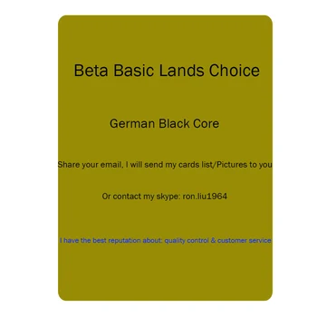 

Ron's Beta Basic Lands magical proxy playing Cards Choice Best Quality and Customer Service Board Game Deck Cards