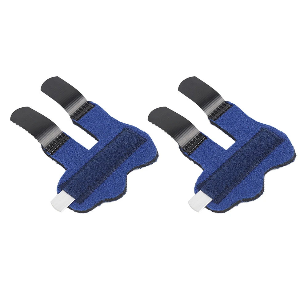 

2 Pcs Pain Relief Finger Splints Sport Finger Sleeves Finger Brace Mallet Broken Mallet With Adjustable Tape Bandage