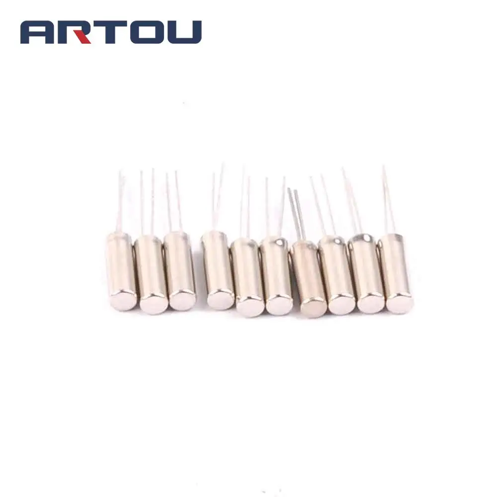 100PCS 32.768KHZ 2*6 Quartz Crystal 32.768K Cylindrical Clock Crystal