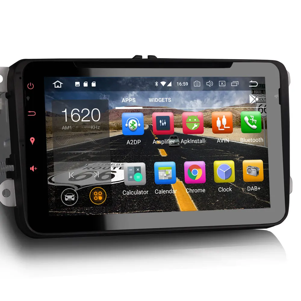 Excellent Erisin ES7825V 7" Android 8.0 Octa core 4G RAM Car DVD GPS Radio DVR DAB+ DVD For VW passat 3