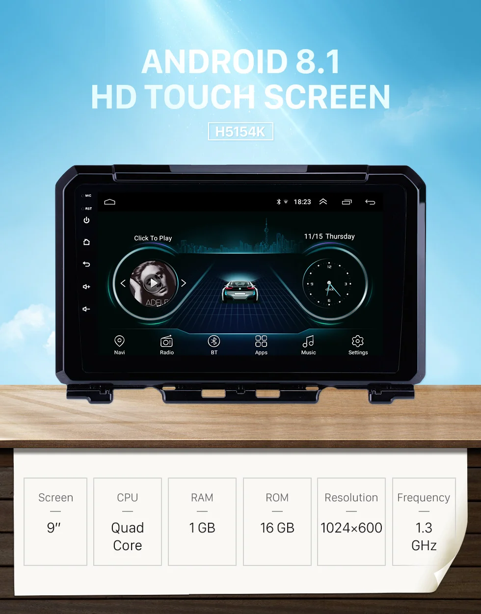 Sale Seicane Car 9" HD Navi Stereo Android 8.1 GPS 2Din Radio For Suzuki JIMNY 2019 Autoradio Player Support DVR AUX Wifi-OBDII SWC 0 Sale Seicane Car 9" HD Navi Stereo Android 8.1 GPS 2Din Radio For Suzuki JIMNY 2019 Autoradio Player Support DVR AUX Wifi-OBDII SWC 0