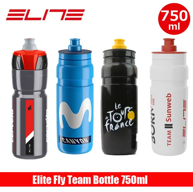 US $14.80 Elite Fly Team Bottle 750ml Water Bottle Bicycle Water Bottle Tour of Italy Cycling Sports Bottles