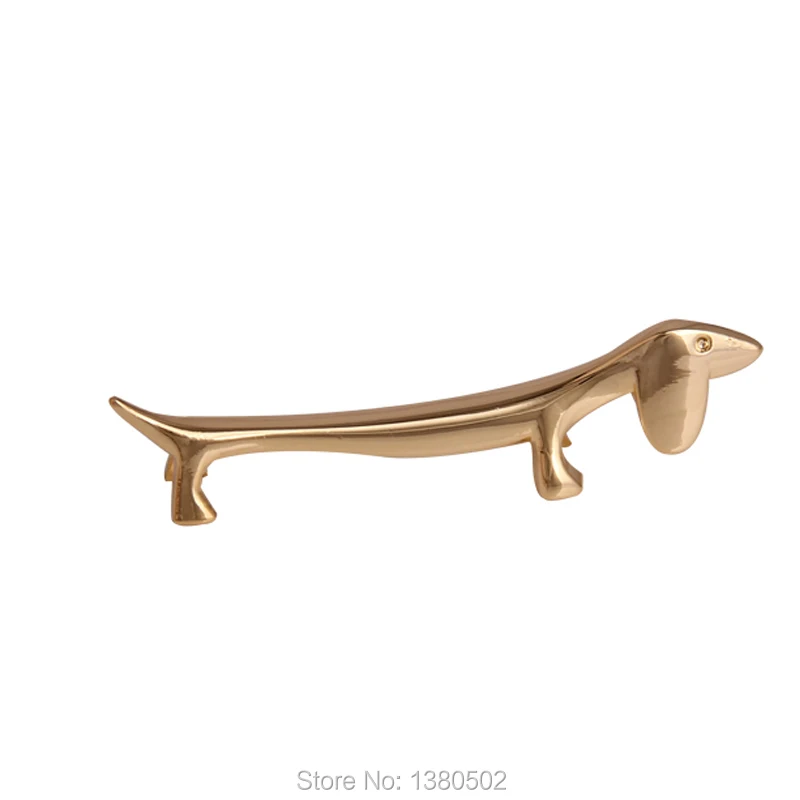 

Hot Fashion Top Grade Gold Dog Portable Business Gift Home Decorations Accessories Metal Craft Chopstick Holder
