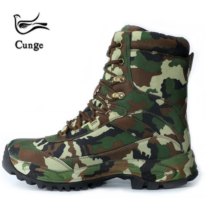 CUNGE في الهواء الطلق التكتيكية الرياضة أحذية رجالي للتخييم تسلق الرجال أحذية التنزه الجبلية عدم الانزلاق للماء أحذية خفيفة جدا