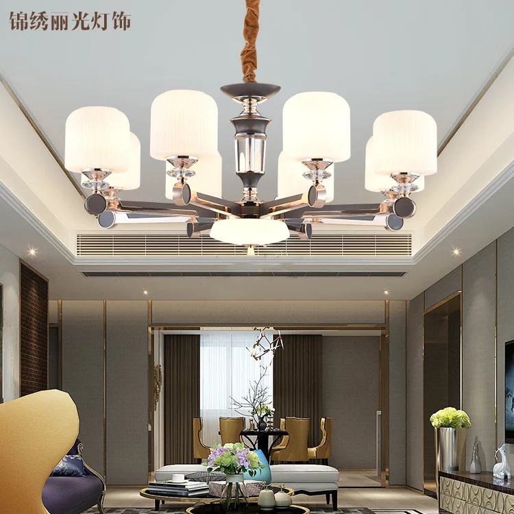 

Modern LED chandelier living room suspended lamps American luminaires bedroom lighting home fixtures dining room hanging lights