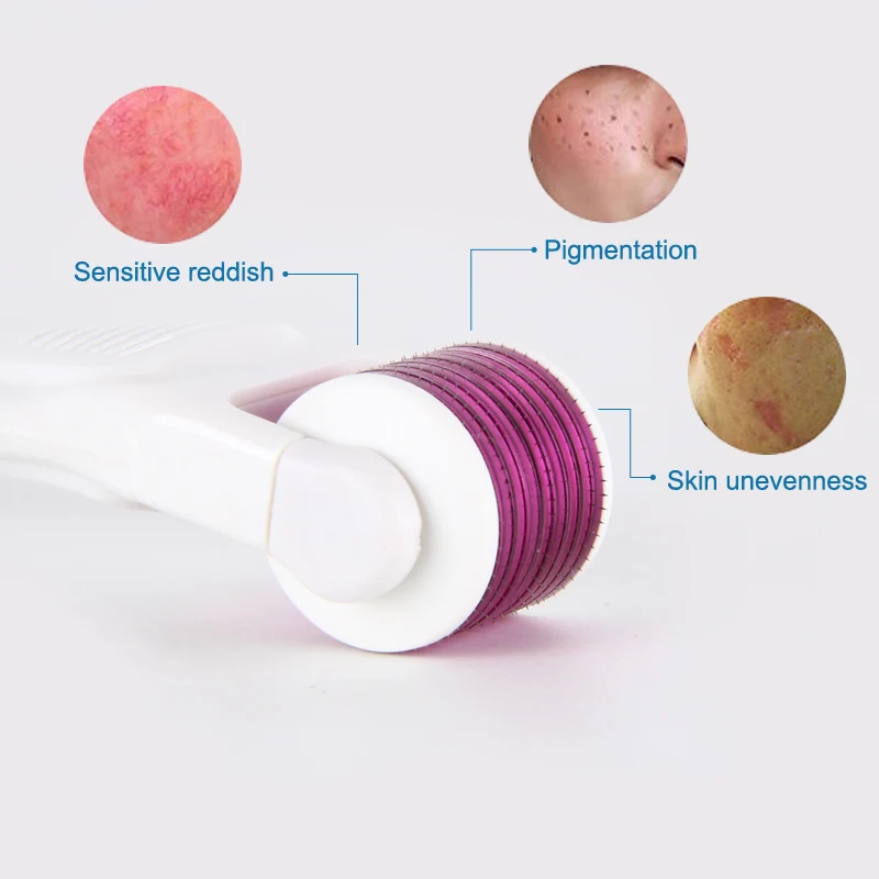 Goedkoop Darsonval Led Elektrische Micro Naalden Derma Roller Titanium Mezoroller Microneedle Machine Voor Huidverzorging En Lichaam