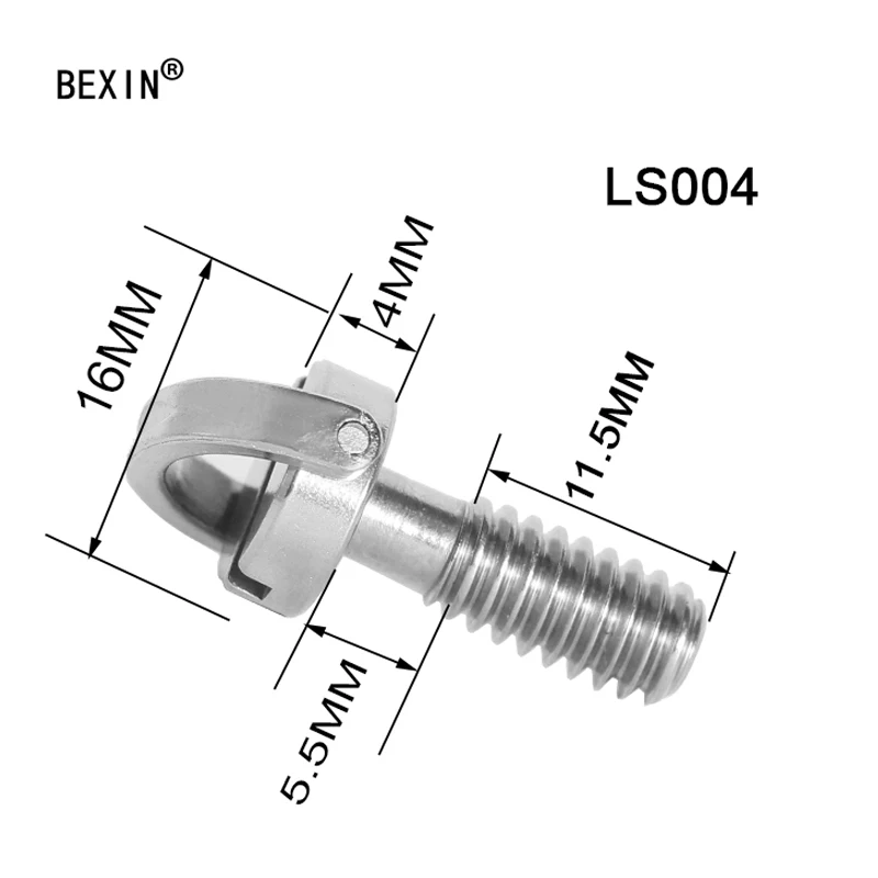 1/" винт для крепления камеры Складной d кольцо штатив ПЛАСТИНА ВИНТ Крепление камеры Адаптер длинный винт для камеры быстросъемная пластина