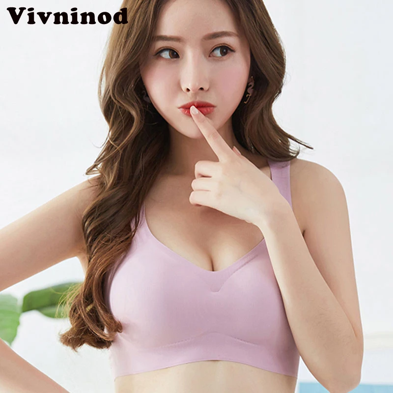

Seamless Wire Free Sleeping Vest Bra Push Up Sport Bras Women Tank Top Fitness Bras Crop Tops Women Sexy Bra Bralet Brassiere XL