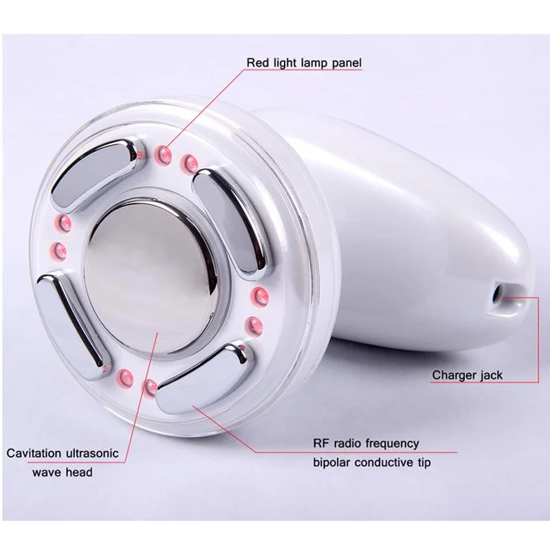 

3 IN 1 Led Light Photon Therapy Ultrasonic RF Cavitation Fat Burning Cellulite Reduction Beauty Body Slimming Machine
