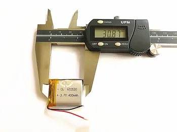 

5pcs 3.7V,400mAH,[602530] PLIB ; polymer lithium ion / Li-ion battery for GPS,mp3,mp4,mp5,dvd,bluetooth,SMART WATCH
