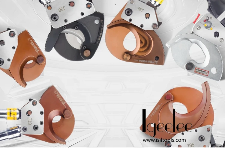 

iGeelee Ratcheting Cable Cutter J40 Wire Cable Cutting Tool Copper Cable Cutter Tool for cutting copper& aluminum for 300mm2